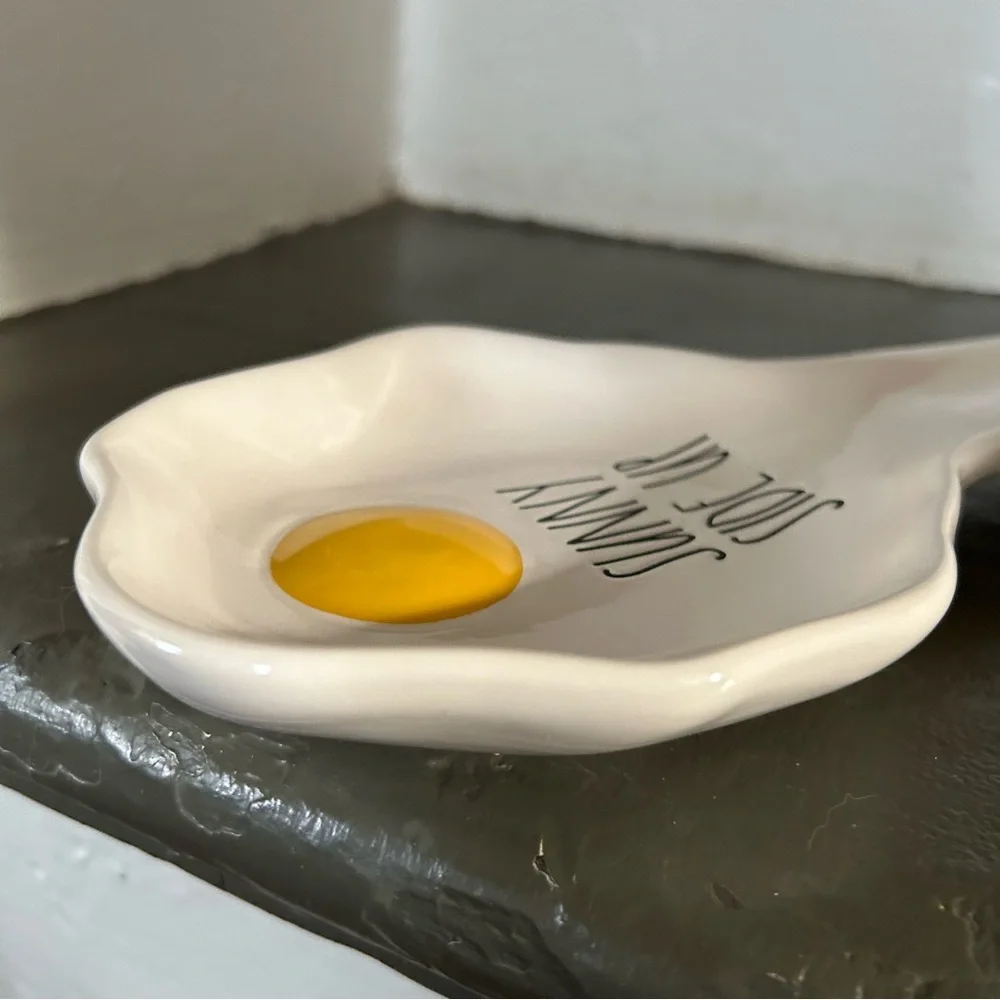 Rae Dunn SUNNY SIDE UP Spoon Rest - Picture 8 of 8